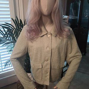 Women's light weighr Green Jacket X Large, button down New never worn.